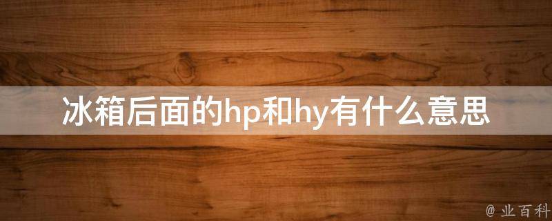 冰箱后面主机的图片
