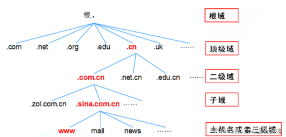 域名结构知识点