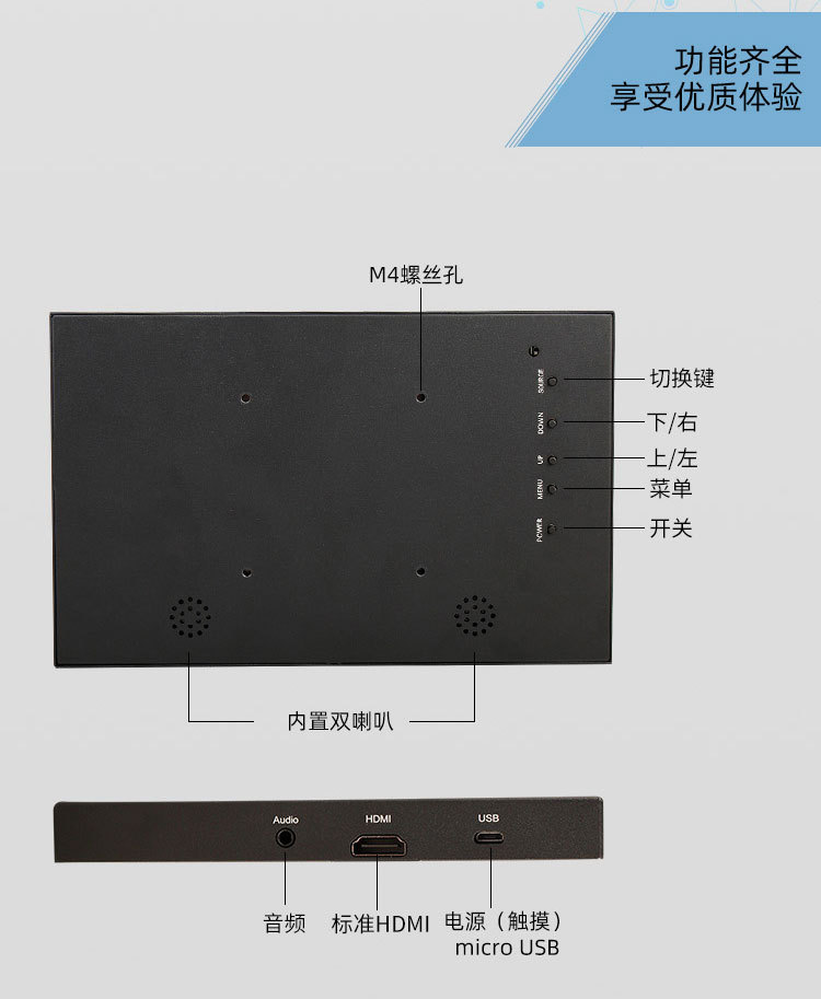 不同分辨率的显示器接一台主机