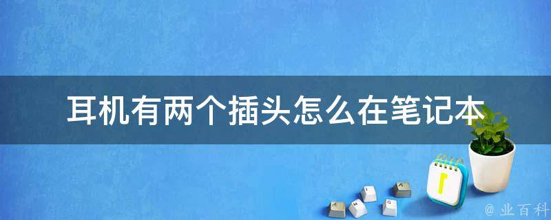 耳机插主机的那个口能讲话