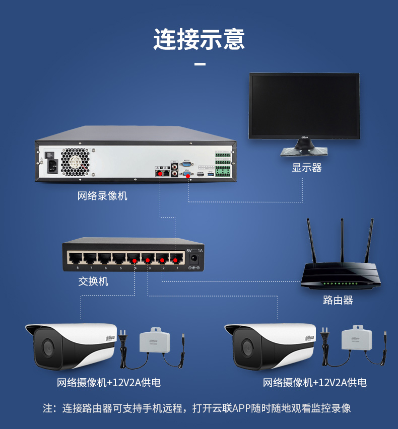 大华监控主机晚上时段会掉线